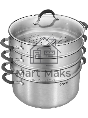 Кастрюля-пароварка Rondell RDS-1815, 30.4л, 32см, с крышкой, сталь