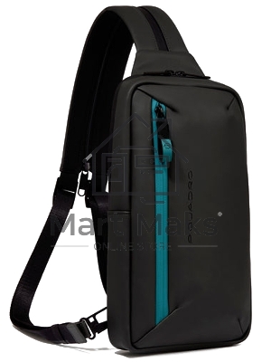 Рюкзак слинг Piquadro Corner 2.0 CA6466C2OW/N полиэстер черный