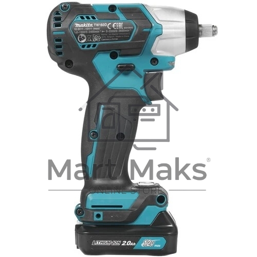 Гайковерт Makita TW160DWAE аккум. патрон:квад.3/8