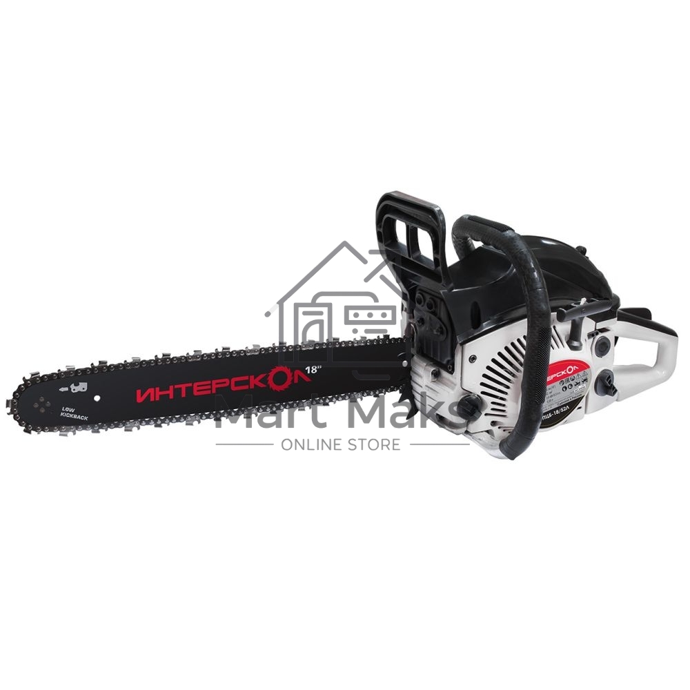 Бензопила Интерскол ПЦБ-18/52Л 2400Вт 3.3л.с. дл.шины:18