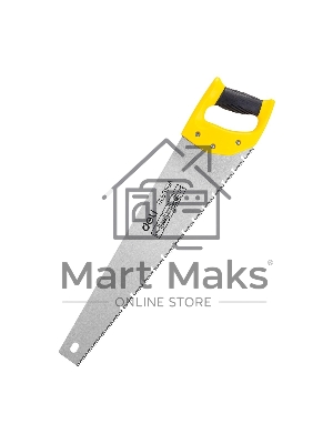 Ножовка по дереву Deli DL6850A 500мм, сталь 65Mn, шлифовка зубцов с 3-х сторон, рукоять из двухкомпонентного противоударного пластика