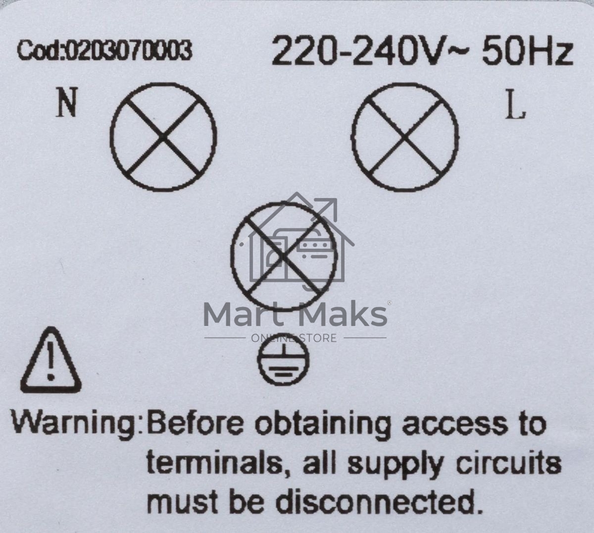 Шкаф духовой газовый Maunfeld EOGC604S, встраиваемый