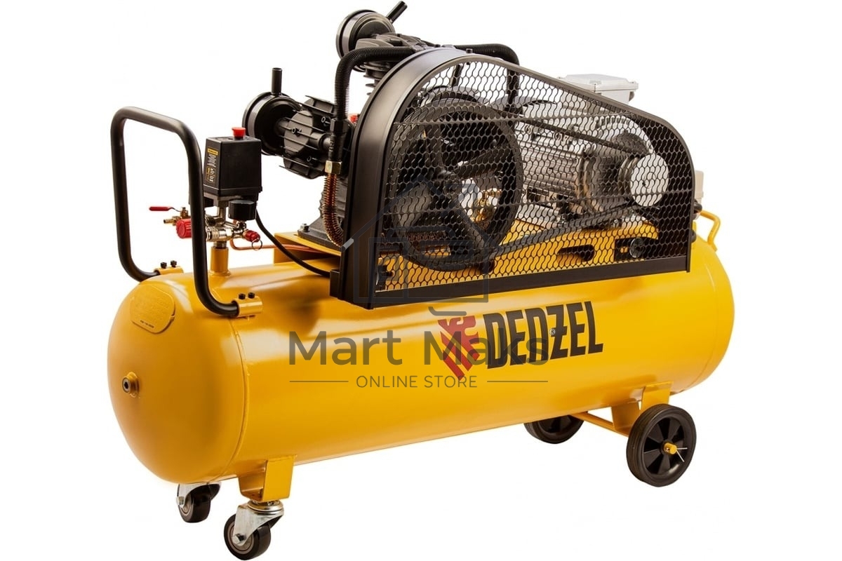 Компрессор воздушный Denzel рем. привод BCW3000-T/100, 3,0 кВт, 100 литров, 520 л/мин