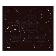 Электрическая варочная поверхность Indesit IRCM 660 B, 4 конфорки, с зоной расширения, стеклокерамика, 6700 Вт