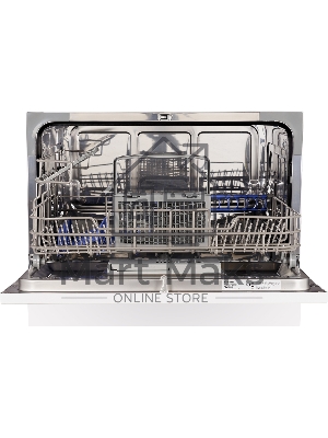 Посудомоечная машина Weissgauff TDW 4006, белый, 55 см, 6 компл., 49 дБ, класс A+