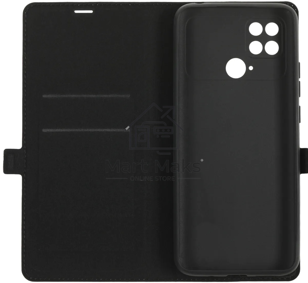 Чехол (флип-кейс) BoraSCO для Xiaomi Poco C40 черный