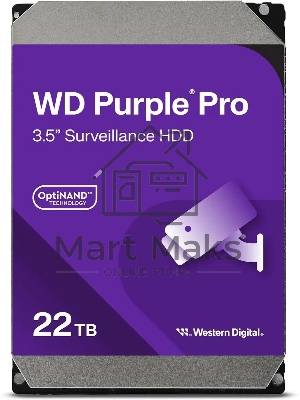 Жесткий диск Western Digital Purple PRO WD221PURP 22Tb 3.5
