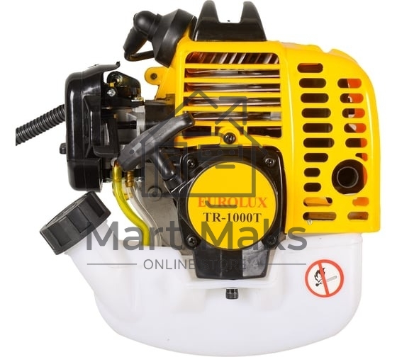 Бензиновый триммер Eurolux TR-1000T 70/2/15 2-х такт,1 кВт, ширина 255мм, бак 700мл, 7 кг