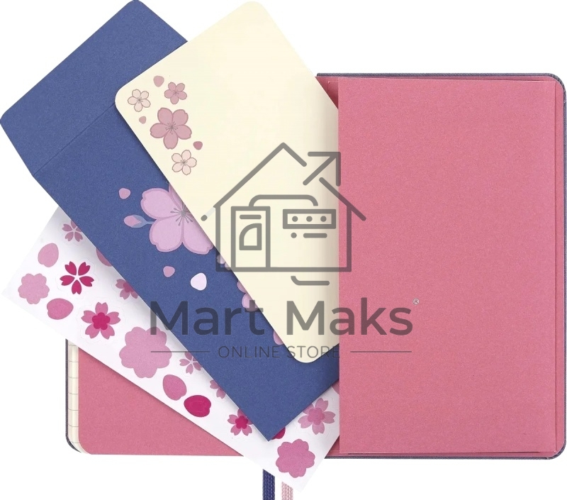 Блокнот Moleskine LIMITED EDITION SAKURA LESU08MM710 Pocket 90x140мм, обложка текстиль, 160 страниц, линейка, синий, 2025