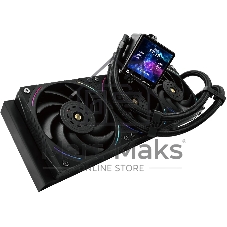 Система жидкостного охлаждения Thermalright Frozen Vision 360 V2 ARGb Soc-AM5/AM4/1200/1700/1851 черный 4-pin 28dB Al LCD Ret (F-VISION-360-BL-ARGb-V2)