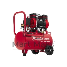 Компрессор безмасляный малошумный SPC 1500/24, 1500 Вт, ресивер 24 л, 260 л/мин MTX