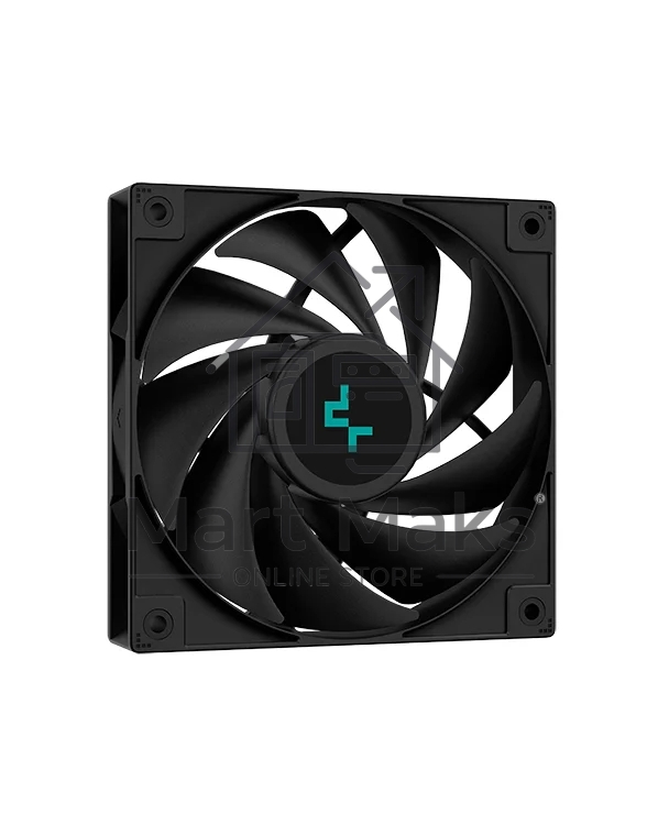 Кулер для процессора DEEPCOOL AG400 черный, 120 мм, алюминий/медь, 2000 об/мин, 31.6 дБ, 4 pin, 220 Вт, 150 мм