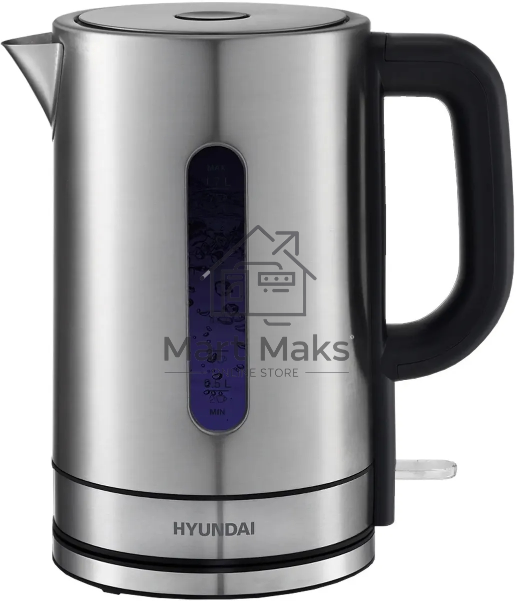 Чайник электрический Hyundai HYK-S2506 1.7л. 2200Вт серебристый (корпус: металл)
