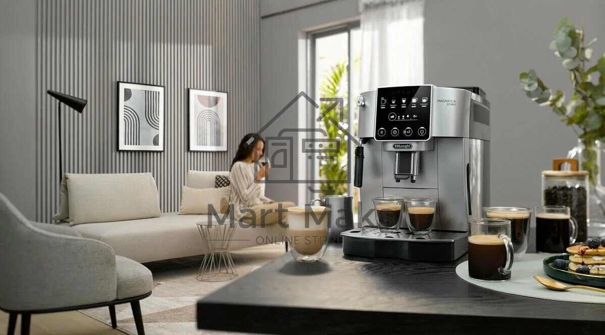 Кофемашина DeLonghi ECAM220.30.SB серебристо-черный, исп. кофе - зерновой/молотый, 1.8 л, 1450 Вт, 15 бар