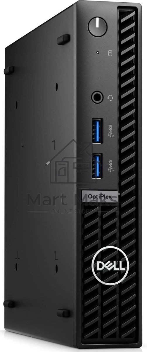 Неттоп Dell Optiplex 7020 Micro i3 14100T (2.7) 8Gb SSD512Gb UHDG 730 Windows 11 Pro GbitEth WiFi BT 90W мышь клавиатура черный (7020-3851)