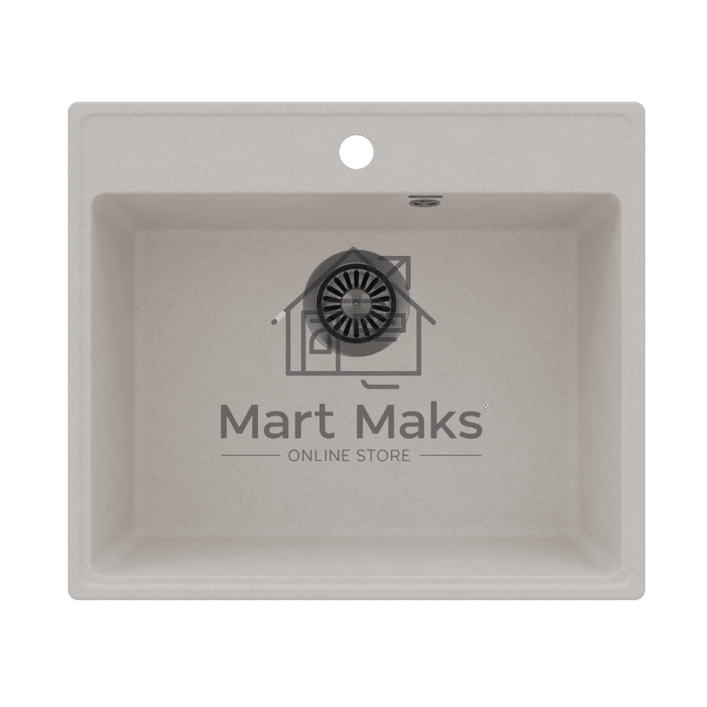 Кухонная мойка Maunfeld Perla 580 MFQS-580W кремовый