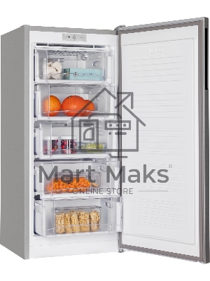 Морозильная камера NordFrost DF 263 SAP серебристый, 150л, 5 ящиков