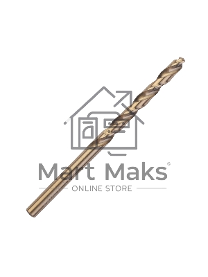 Сверло PATRIOT EXPERT по металлу, Р6М5К5, 5,0 мм, упаковка 10 шт