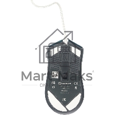 Мышь проводная Raskat MG017 черный/зеленый/белый, 6200 dpi, USB, кнопки - 7
