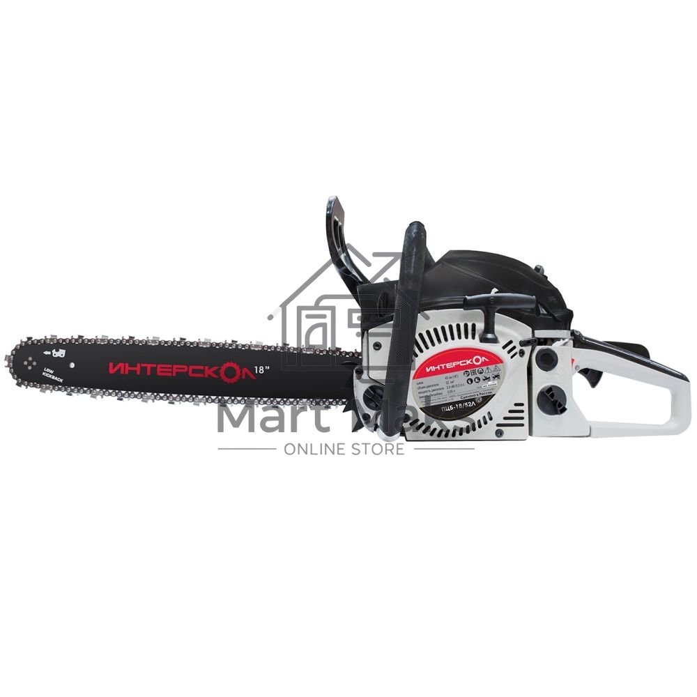 Бензопила Интерскол ПЦБ-18/52Л 2400Вт 3.3л.с. дл.шины:18