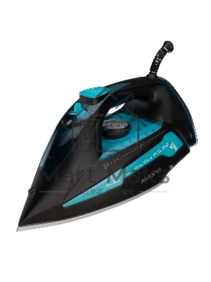 Утюг Maxvi SI2202 черный/бирюзовый