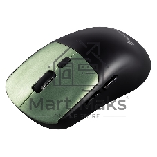 Мышь игровая беспроводная Dual BT+USB с зарядкой Smartbuy X7 черно-зеленая (SBM777DGG) /40.  
