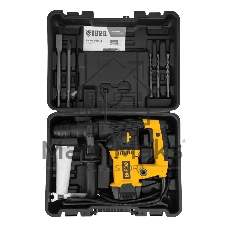 Перфоратор Denzel RHVB-1250-32, SDS-plus, 1250 Вт, 5,5 Дж, от сети