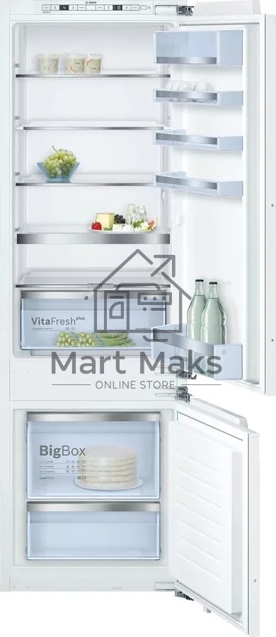 Холодильник Bosch KIS87AF30U белый (двухкамерный), встраиваемый