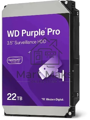 Жесткий диск Western Digital Purple PRO WD221PURP 22Tb 3.5