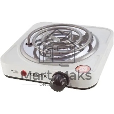 Электрическая плитка Centek CT-1508 (белый) 1конфорка ТЭН 140мм, 1000Вт, индикатор работы