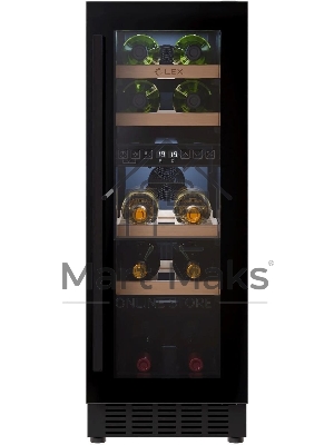 Винный шкаф LEX LWD3017BL dual zone 1-нокамерн. черный