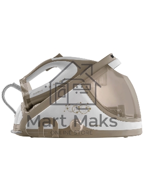 Парогенератор электрический Endever Delta-400, белый/бежевый, мощность 2600 Вт, пост. подача пара 140 г/мин, макс. паровой удар до 400 г/мин