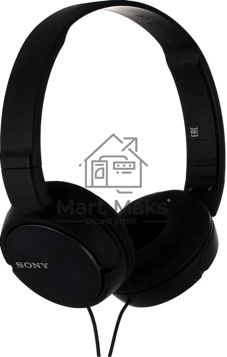 Гарнитура накладные Sony MDR-ZX310AP 1.2м черный проводные оголовье