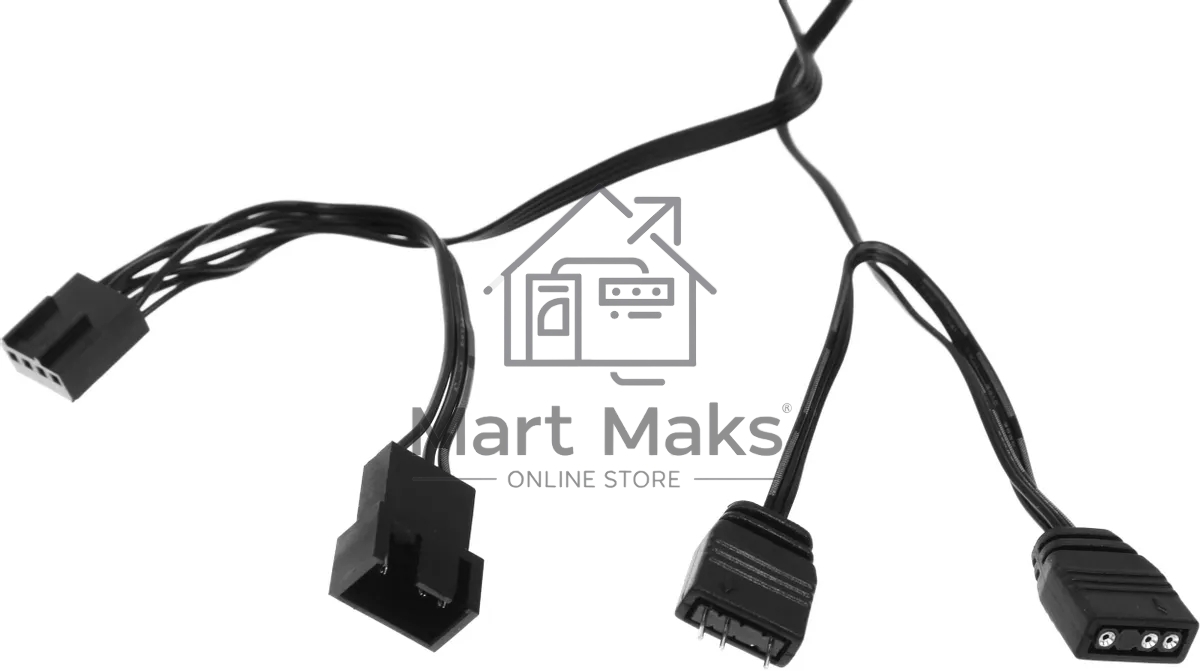 Вентилятор для корпуса Accord ACC-U12 ARGB 120х120x25 черный 4-pin 27дБ (ACC-U12 ARGB BLACK) brown box