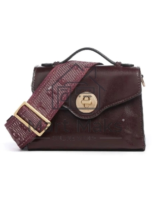 Сумка женская The Bridge Irene 04520501/YF бордовая натур.кожа
