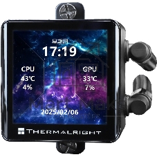 Система жидкостного охлаждения Thermalright Frozen Vision 360 V2 ARGb Soc-AM5/AM4/1200/1700/1851 черный 4-pin 28dB Al LCD Ret (F-VISION-360-BL-ARGb-V2)