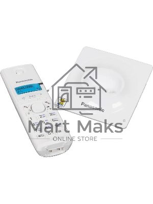 Телефон беспроводной (DECT) Panasonic KX-TG1711RUW (белый) АОН, Caller ID,12 мелодий звонка,подсветка дисплея,поиск трубки