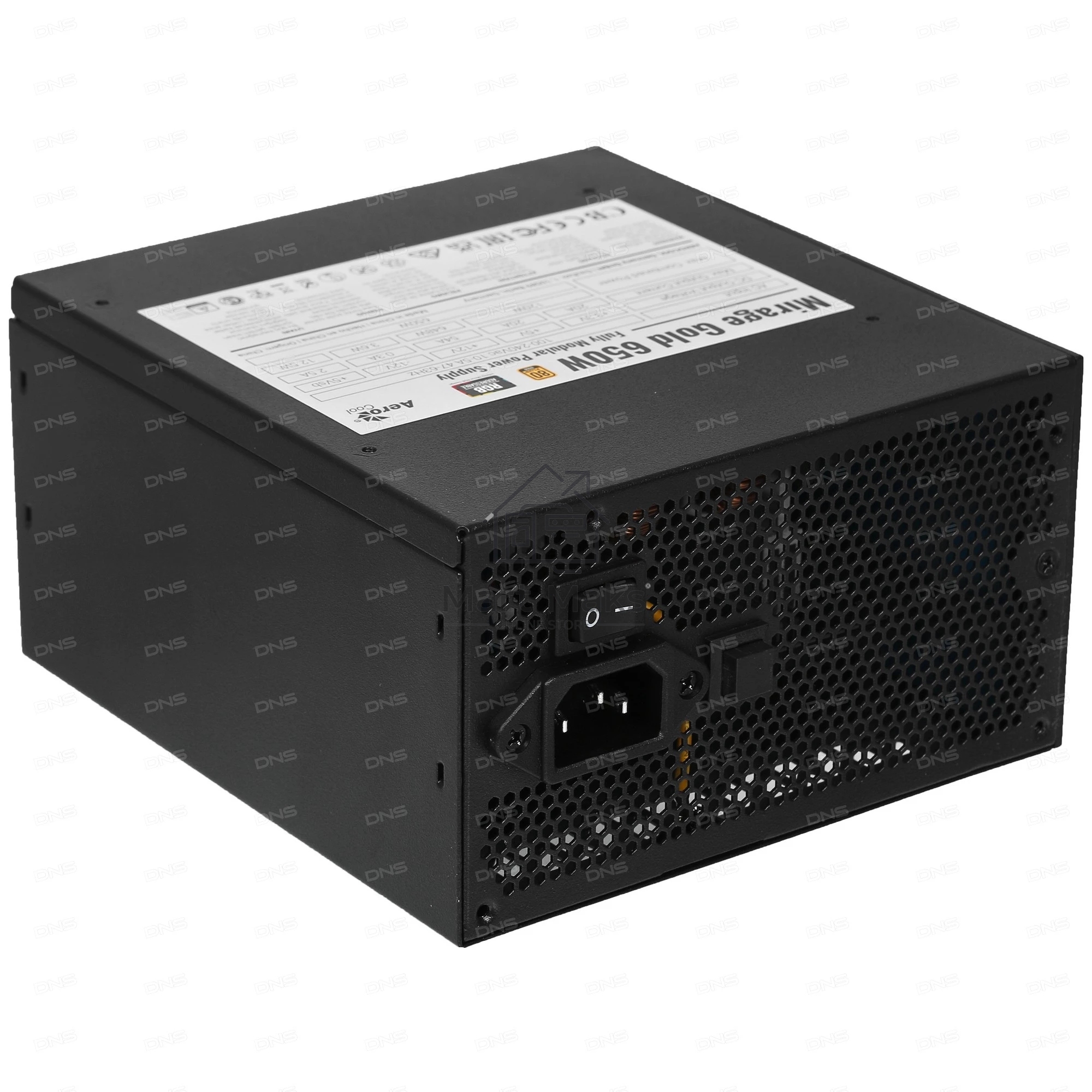 Блок питания Aerocool / Formula MIRAGE GOLD 650W, 650Вт, 80 PLUS Gold, 120мм, модульный, черный