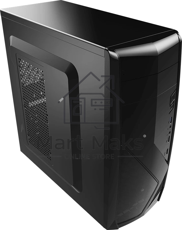 Компьютерный корпус Miditower Aerocool/Formula Cs-1102 черный ATX/micro ATX / mini ITX, USB 3.0 (без БП) 58133