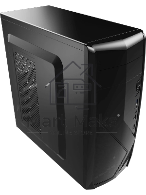 Компьютерный корпус Miditower Aerocool/Formula Cs-1102 черный ATX/micro ATX / mini ITX, USB 3.0 (без БП) 58133