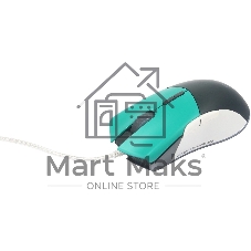 Мышь проводная Raskat MG017 черный/зеленый/белый, 6200 dpi, USB, кнопки - 7
