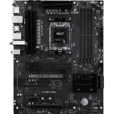Материнская плата MSI PRO B850-S WIFI6E, AM5, AMD B850, 4xDDR5, 4xSATA, 2xM.2, 1xPCIe 4.0 x16, 1xPCIe 4.0 x4, 1xPCIe 3.0 x1, 1xDP, 1xHDMI, 1x2.5Gb LAN, Wi-Fi 6E, Bluetooth 5.3, 1xUSB-C 10Gbps, 3xUSB-A 10Gbps, 4xUSB-A 5Gbps, 3x3.5 мм, 7.1, ATX