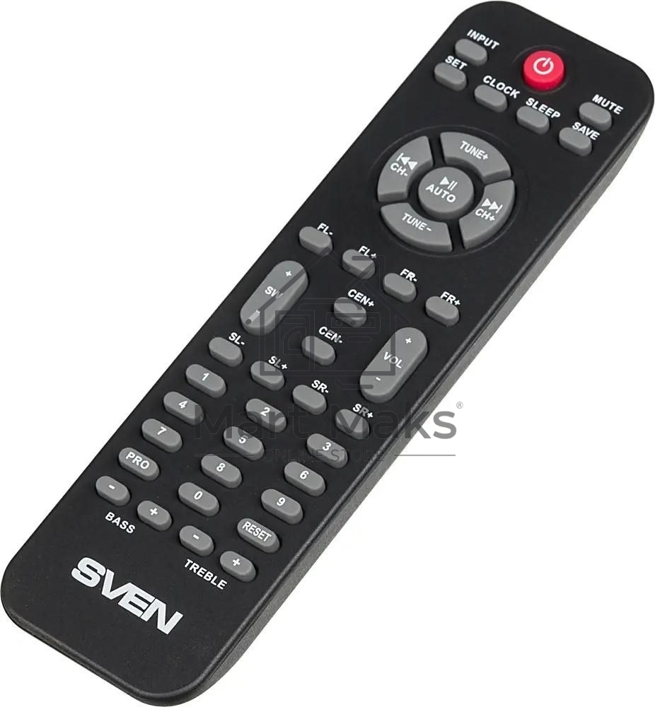 Аудиоколонки SVEN HT-210, черный, акустическая система 5.1, мощность (RMS):50Вт+5x15Вт, Bluetooth, Optical, Coaxial, FM-тюнер, USB/SD, дисплей, ПДУ