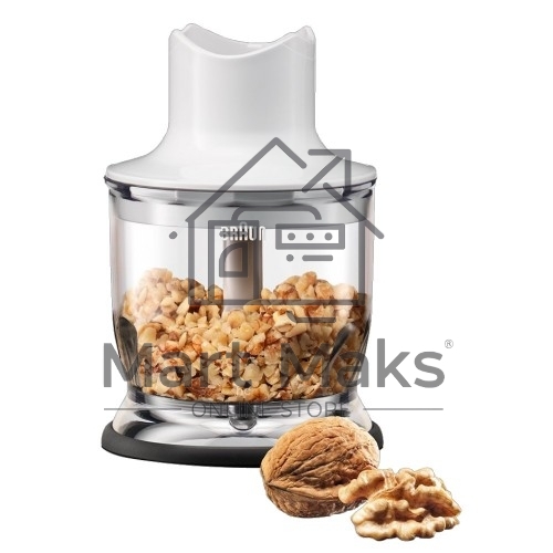 Блендер погружной Braun MQ 3035 WH Sauce 700Вт белый/синий