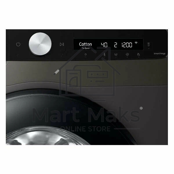 Стиральная машина Samsung WW80AG6S28AX/LD серая, загрузка фронтальная 8кг, 1200 об/мин., класс: A