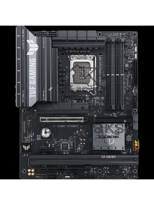 Материнская плата ASUS TUF GAMING B860-PLUS WIFI, LGA 1851, Intel B860, 4xDDR5, 4xSATA, 3xM.2, 1xPCIe 5.0 x16, 1xPCIe 4.0 x16, 1xDP, 1xHDMI, 1x 2.5Gb LAN, 1xUSB 20Gbps, 2xUSB 10Gbps, 3xUSB 5Gbps, 2xUSB 2.0, 5x3.5 мм, 7.1, ATX