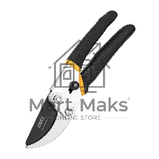 Секатор Deli DL580204 Размер 200 мм. Макс диаметр резки 15 мм. Сталь 55С. Термообработанная поверхность. Тефлоновая уплотненная пластиковая ручка.