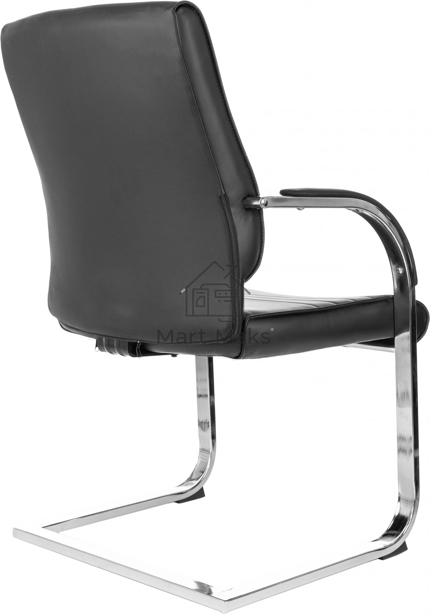 Кресло компьютерное Бюрократ T-8010-LOW-V/BLACK черный, искусственная кожа