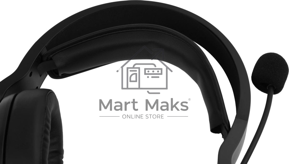 Гарнитура проводная с микрофоном A4Tech Bloody G330p черный 2м мониторные оголовье (G330P)