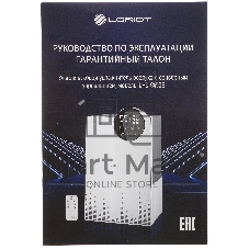 Увлажнитель воздуха LORIOT Soprano LHS-C450E белый/коричневый, 40 м², 4.5 л, ультразвуковой, гигростат, ионизация, ароматизация, сенсорное управление, дисплей